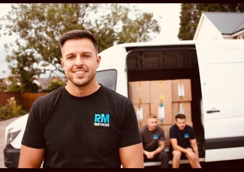The RM Removals team with their van
